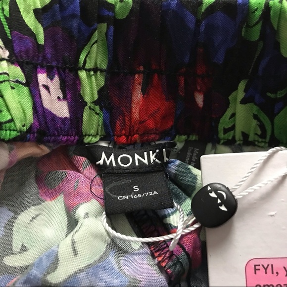 Monki Women’s Sissel Skirt Size S Tie Waist Midi - Picture 7 of 9